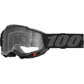 100% Accuri 2 OTG Goggles – Black – Clear 50018-00006