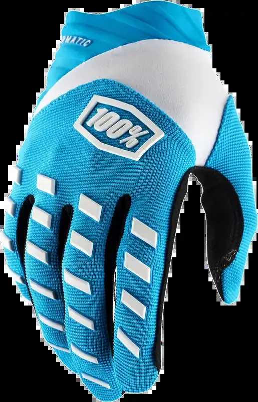 100% Airmatic Gloves – Blue – Small 10000-00005