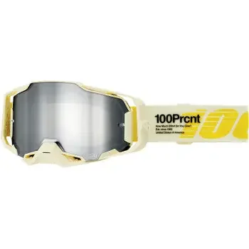 100% Armega Goggles – Barely – Silver Mirror 50005-00026