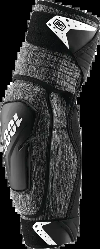 100% Fortis Elbow Guards – Gray/Black – L/XL 70006-00004