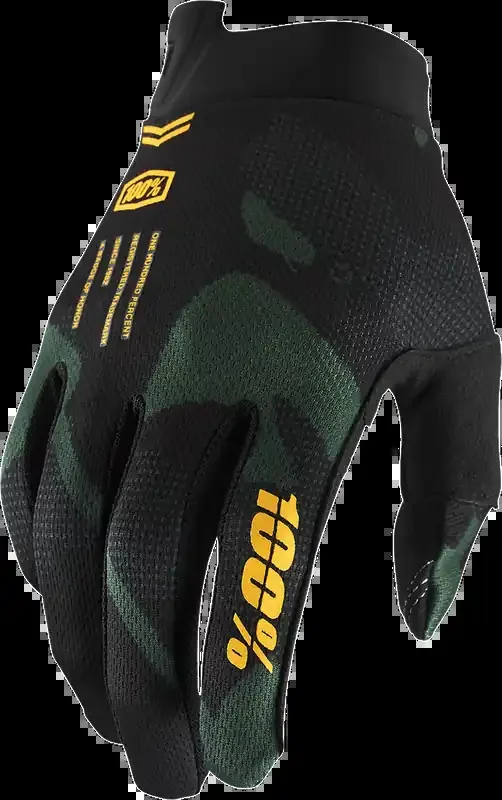 100% iTrack Gloves – Sentinel Black – Large 10008-00022