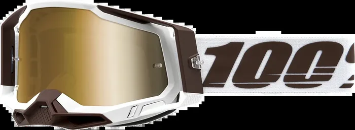 100% Racecraft 2 Goggles – Snowbird – True Gold 50010-00007