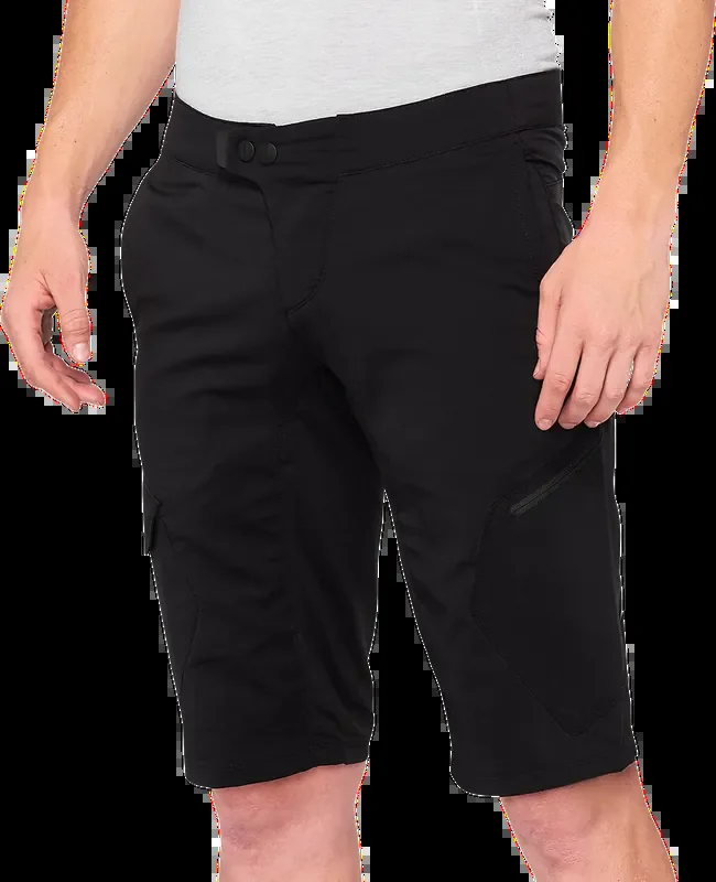 100% Ridecamp Shorts – Black – US 32 40029-00002