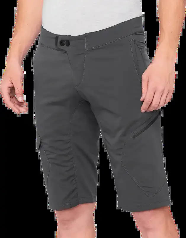 100% Ridecamp Shorts – Charcoal – US 38 40029-00012