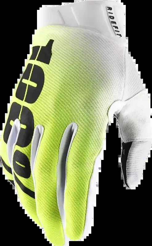 100% Ridefit Gloves – Korpo Yellow – Large 10010-00017
