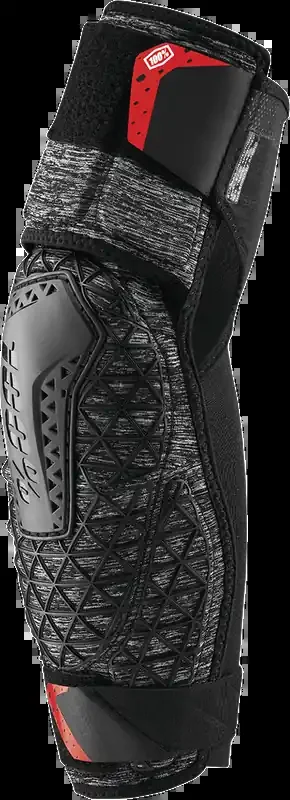 100% Surpass Elbow Guards – Gray/Black – Large 70008-00007
