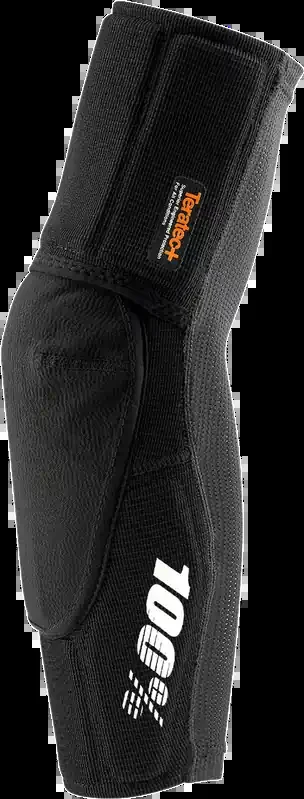 100% Teratec Plus Elbow Guards – Black – Medium 70004-00002