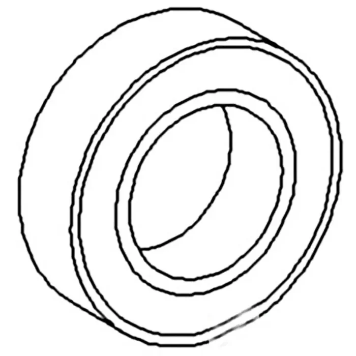 1210SSL Universal Fit Flat Edge Ball Bearing 6200 Series 0.787″ Wide 3.543″ OD