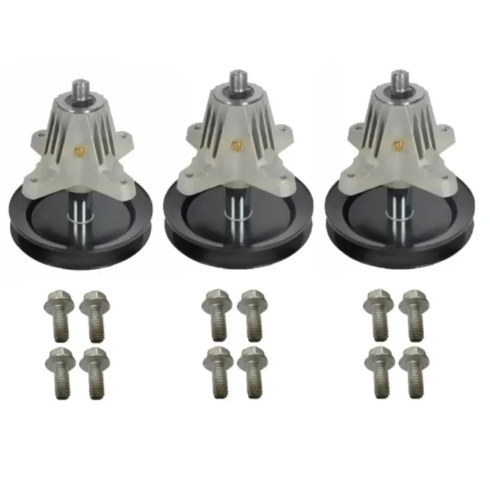 (3) Lawn Mower Mandrel Spindle Assembly w/Bolts fits MTD 618-0624 918-0624 42″