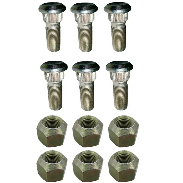 4948 C5NN1107F FRONT WHEEL STUDS & NUTS Fits Ford TRACTORS