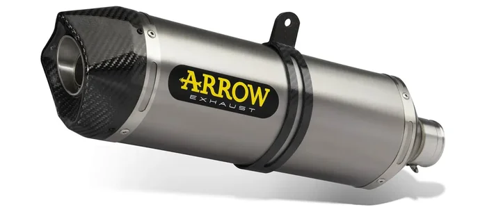 71744ak Arrow Aprilia Rsv4 15-18 Tuono V4 1100 15-18 Homol. Aluminium Race-Tech Silencer With Carbon End Cap For Arrow Link Pipe