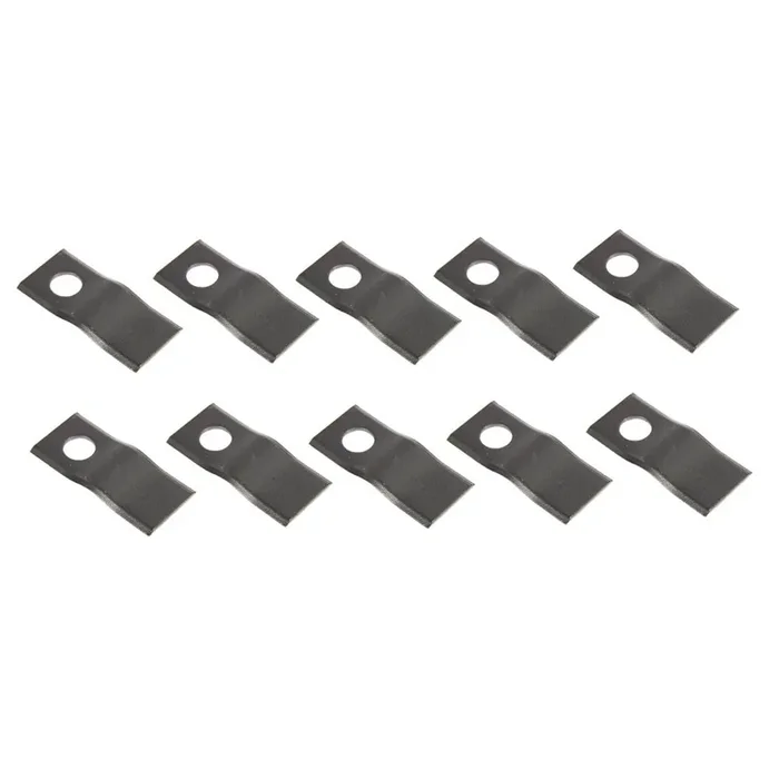 748095 Set of Ten Disc Mower Blades Fits Zweeger Disc Mowers CM165 CM168