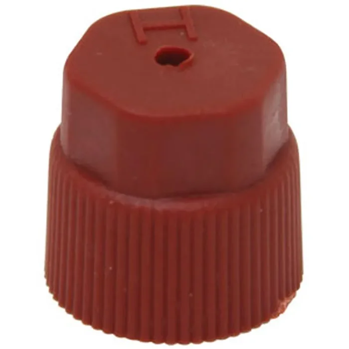 A-CP0132-AI 16mm Red R-134a High Side Valve Port Cap OEM & Aftermarket (5 Pack)