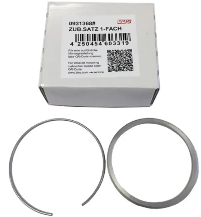 BBS PFS KIT – BMW – Includes 82mm OD – 72.5mm ID Ring / 82mm Clip