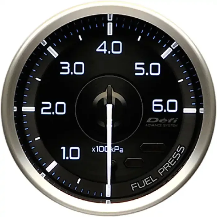 DEFI Advance A1 60mm Fuel Pressure Gauge 600KPA