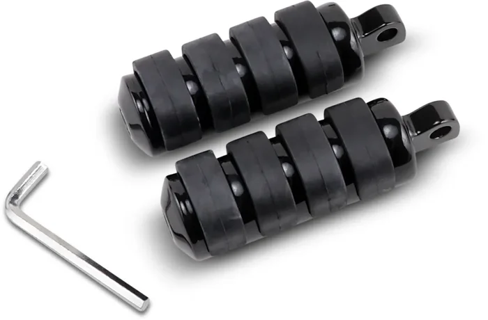 DRAG SPECIALTIES Soft-Ride Footpeg – Black – Large 361030