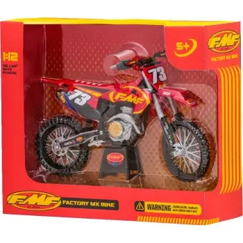 FMF Dirt Bike Replica – 1 12 Scale – Red/Black 015999 7001-0102