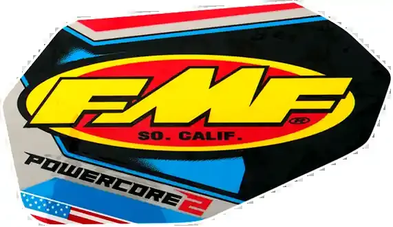 FMF Exhaust Replacement Decal – Powercore 2 014844 4320-2202