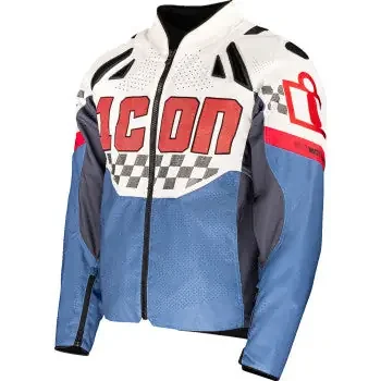 ICON Contra3™ Hero Jacket – White/Blue – Large 2820-7058