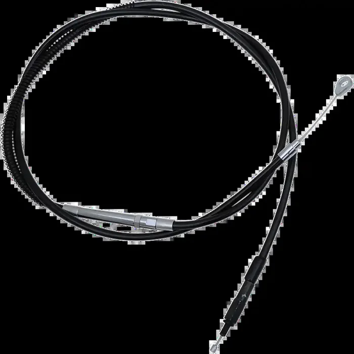 LA CHOPPERS Clutch Cable- 15″ – 17″ Ape Hanger Handlebars – Black Vinyl LA-8152C16B