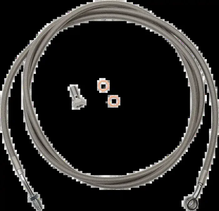 LA CHOPPERS Clutch Cable – 12″ – 14″ Ape Hanger Handlebars – Stainless Steel LA-8054C13