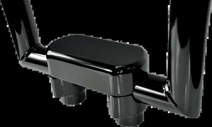 LA CHOPPERS Risers – Hefty – Top – 1-1/2″ – Black LA-7446-01B