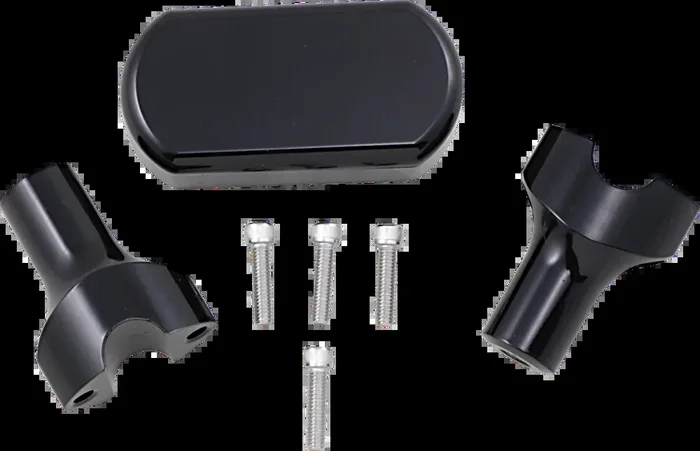 LA CHOPPERS Risers – Solid Top – 3″ – Black LA-7442-03B