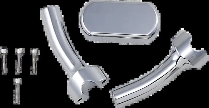 LA CHOPPERS Risers – Solid Top – 5-1/2″ – Chrome LA-7442-05