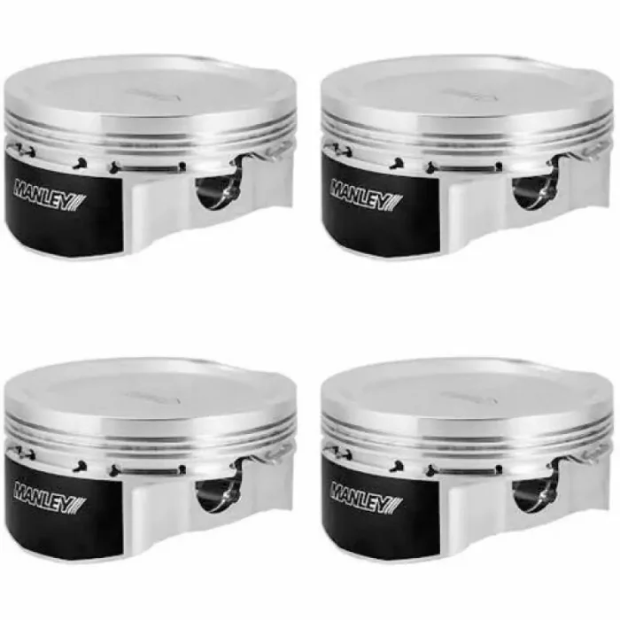 Manley 98-05 Subaru EJ20 WRX 92.50mm +.5mm Bore 8.5 1 Dish Platinum Series Piston Set w/Rings