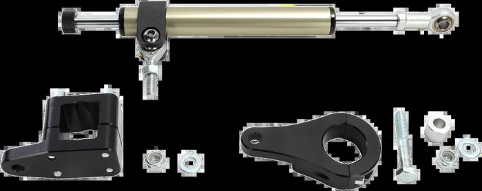 MOOSE RACING 7-Way Steering Stabilizer – Black BTS-S543-BK