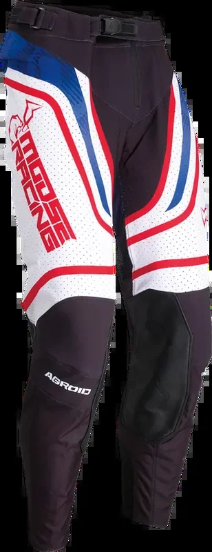 MOOSE RACING Agroid Pants – Red/White/Blue/Black – 38 2901-10688