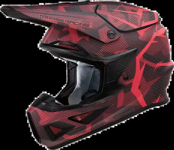 MOOSE RACING F.I. Helmet – Agroid Camo – MIPS® – Red/Black – Medium 0110-7761