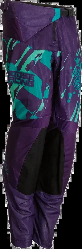 MOOSE RACING Youth Agroid Pants – Purple/Teal – 18 2903-2171