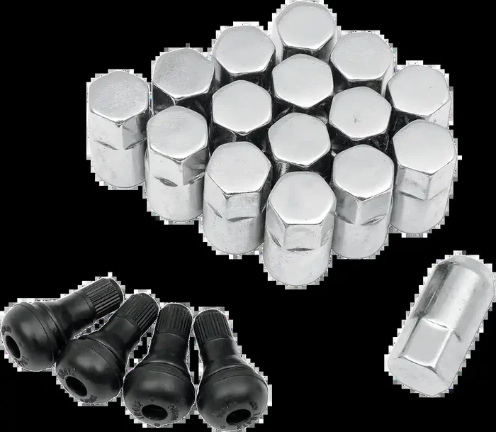 MOOSE UTILITY Lug Nut – 3/8″-24 – Chrome – 16 Pack SP300MO201