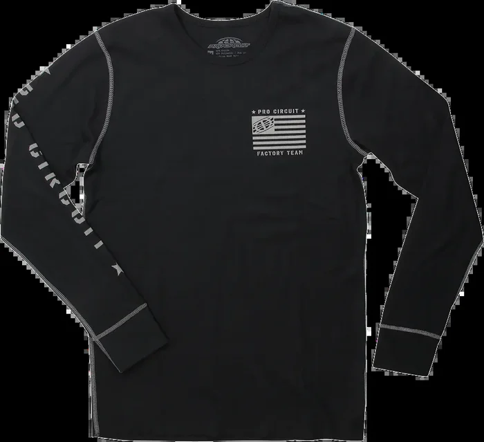 PRO CIRCUIT Thermal Shirt – Long-Sleeve – Black – 2XL 6412101-050