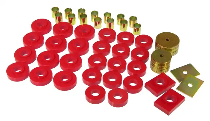 Prothane 55-57 Chevy Full Sedan Body Mount – Red