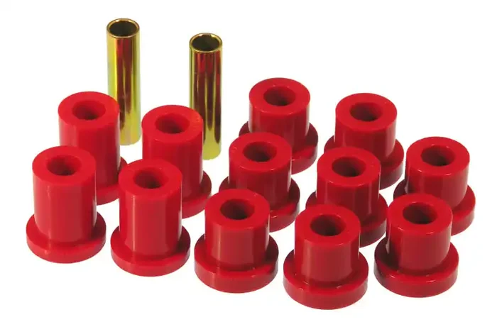 Prothane 56-57 Chevy Full Rear Spring Bushings – Red