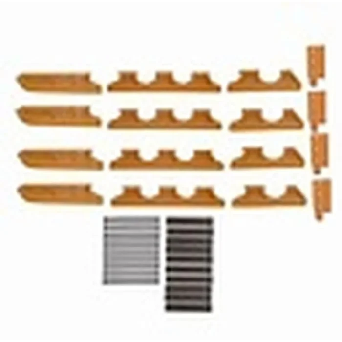 PV6612 Rockguard Set 5 Roller track frame Fits John Deere 450G, 455G