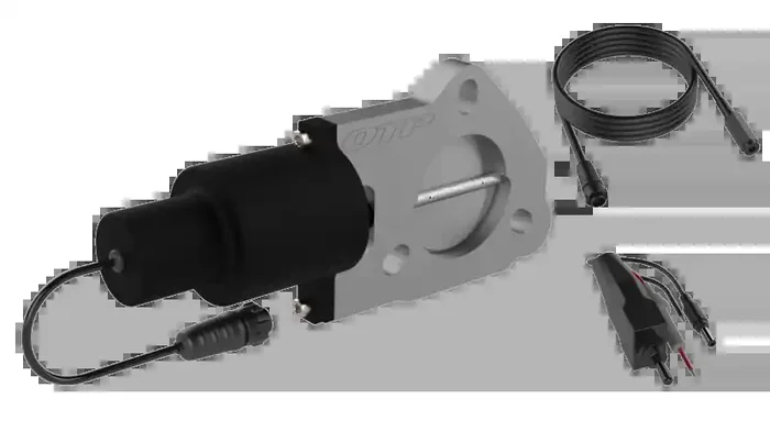 QTP 2.25in Bolt-On QTEC Electric Cutout Valve – Single