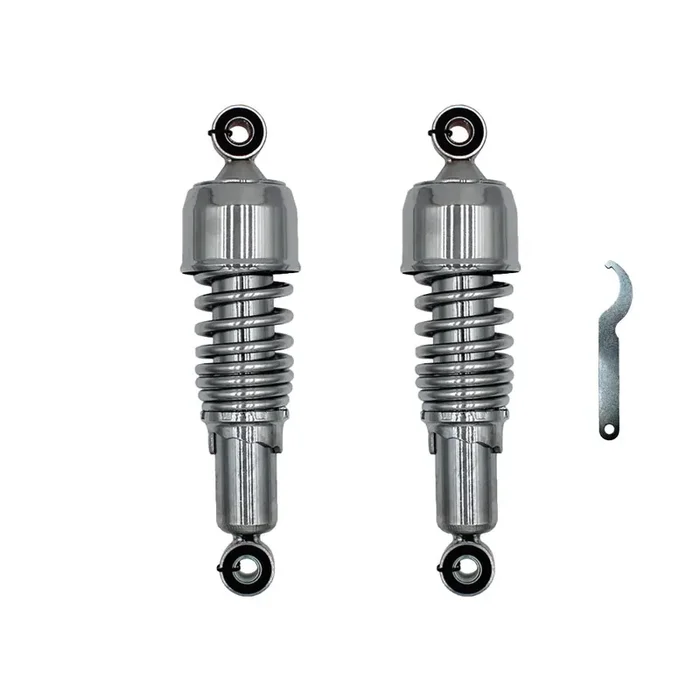 Rear Chrome Shock Set 10.5″ Fits Harley Davidson Sportster 883 883R 1200