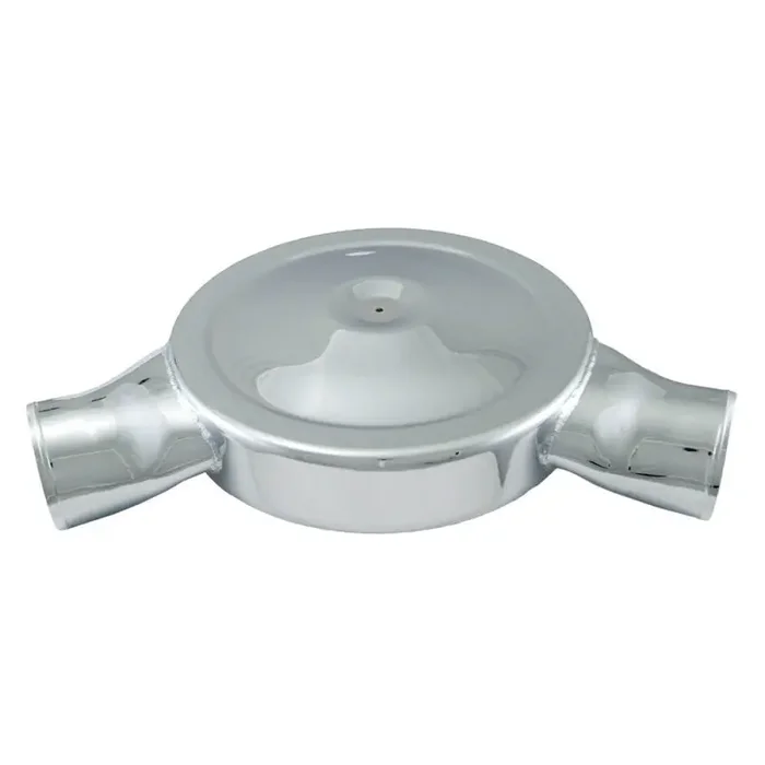 Spectre Low Profile Air Box 14in. OD x 5-13/32in. H / 135 Degree Inlet – Chrome