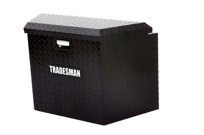 Tradesman Aluminum Trailer Tongue Storage Box (21in.) – Black
